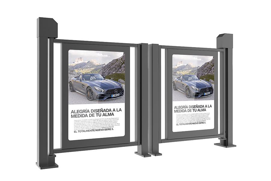 小區(qū)人行通道廣告門(mén),小區(qū)廣告門(mén),廣告門(mén)